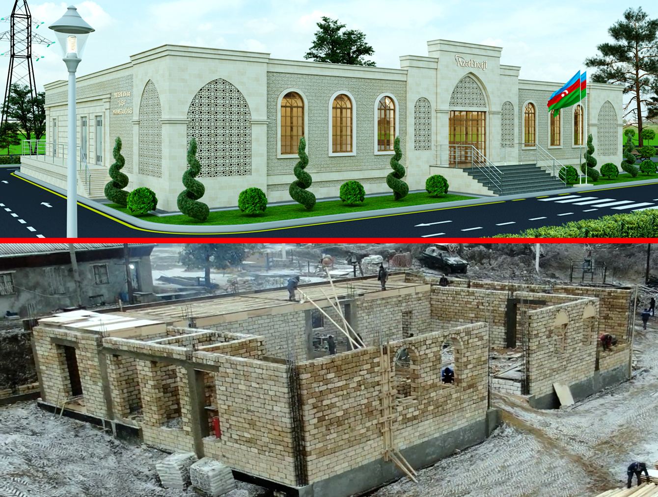 New substation is under construction in Azerbaijan’s Shusha