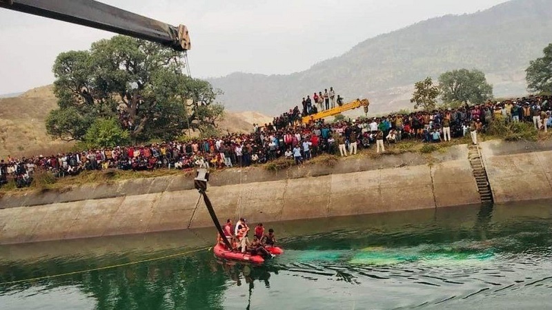 Dozens dead as bus plunges into canal in India