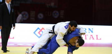 Azerbaijani judoka advances to semifinal of Tashkent Grand Slam 2021
