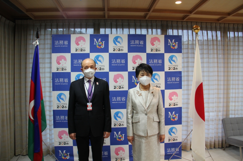 Azerbaijani Japanese Justice Ministers Meet In Kyoto Azerbaijani Japanese Justice Ministers Meet In Kyoto