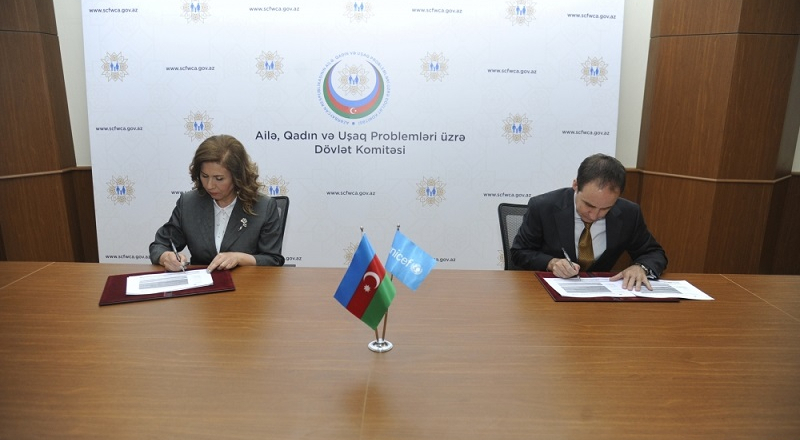 Azerbaijani State Committee, UNICEF sign action plan for 2021-2022