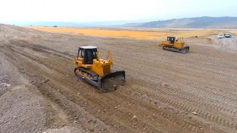 Azerbaijan continues construction of Horadiz-Jabrayil-Zangilan-Aghbend highway (PHOTO)