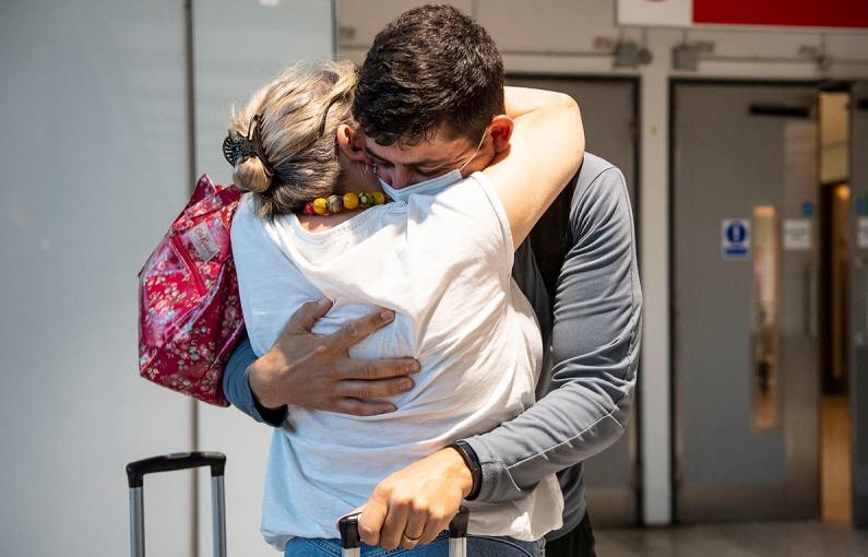 'It means the world': Families and friends reunite at UK's Heathrow