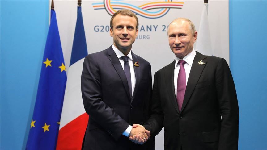 Russian, French presidents express determination to continue efforts to resolve Karabakh issue 
