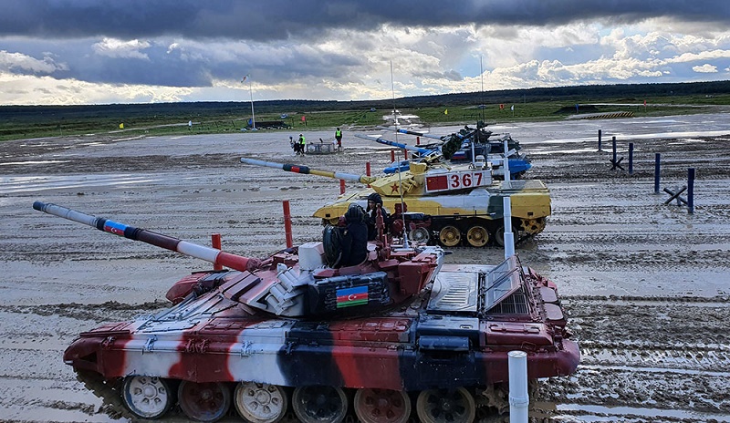 Final stage of "Tank Biathlon" contest underway (PHOTO) 