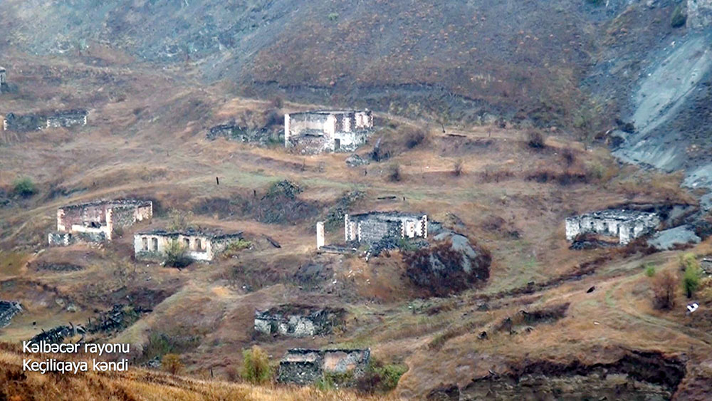Azerbaijan releases footage from another village of liberated Kalbajar