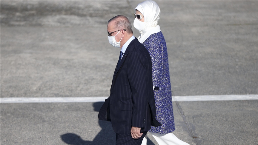 Turkish president and first lady experiencing 'mild symptoms' after testing positive for COVID-19