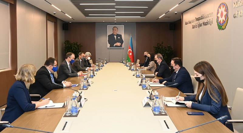 Azerbaijan’s foreign minister meets with EU special rep