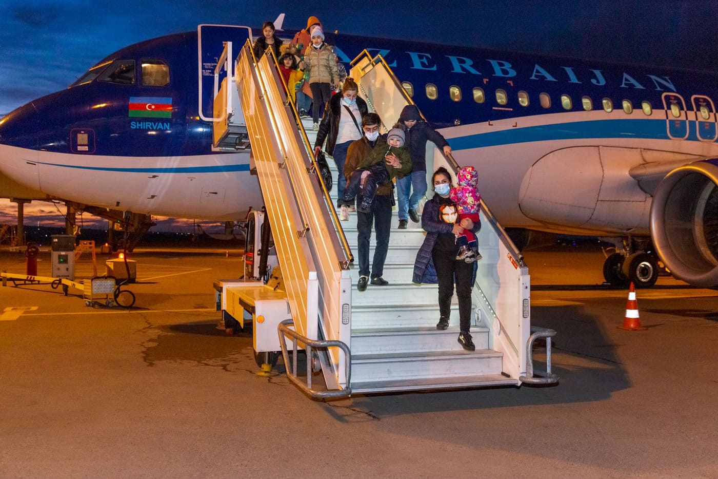 Another group of Azerbaijani citizens evacuated from Ukraine