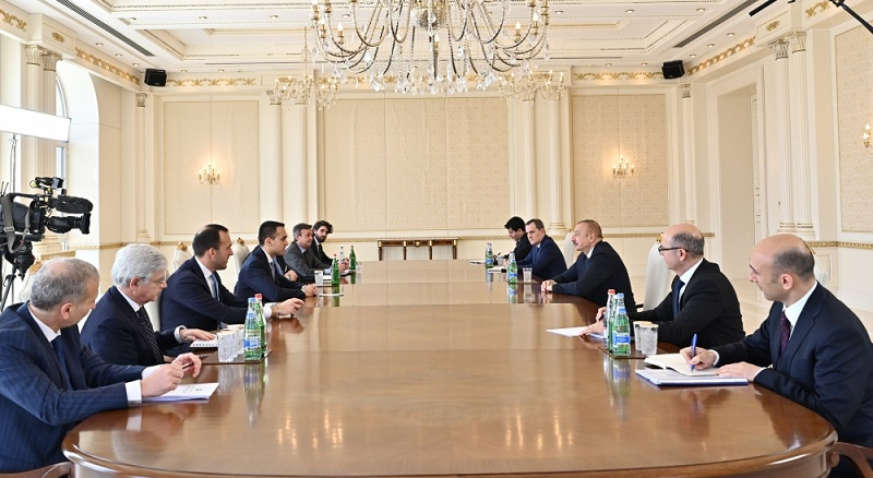 Azerbaijani president receives Italian foreign minister - UPDATED