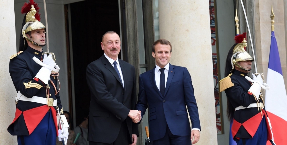 President Ilham Aliyev congratulates Emmanuel Macron on his re-election as President of France
