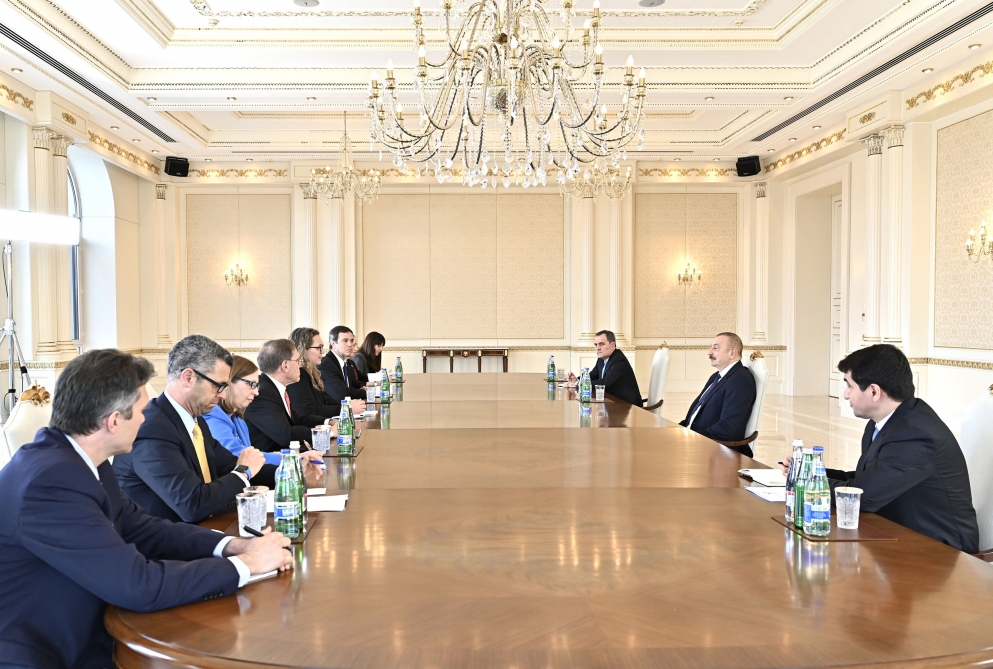 President Ilham Aliyev received delegation led by US Deputy Assistant Secretary of State
