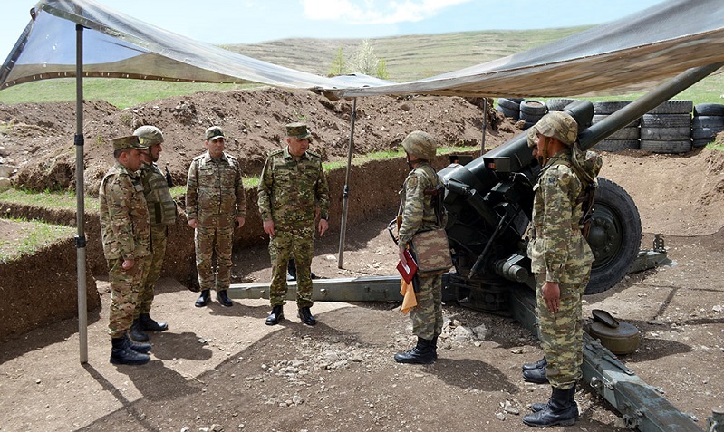 Chief of Azerbaijani General Staff inspects combat readiness of military units stationed in Kalbajar 