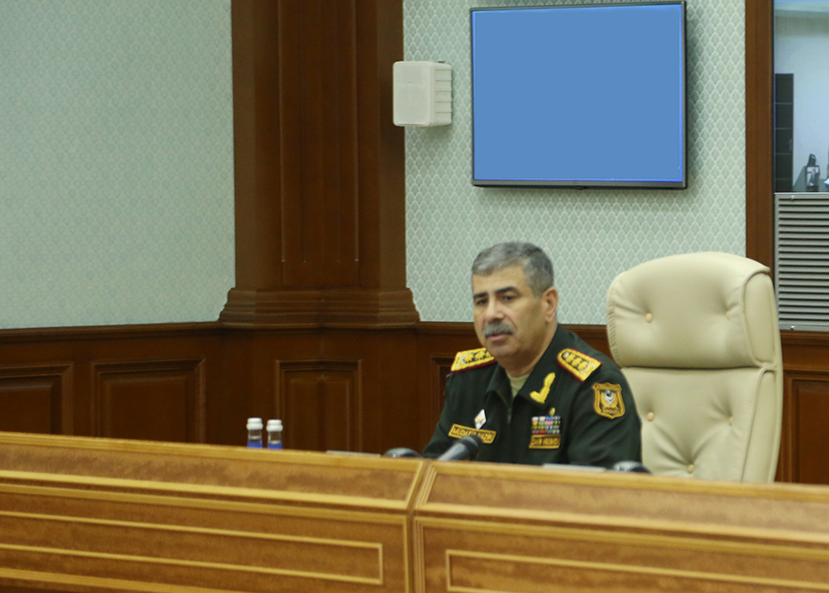 Azerbaijan's Minister of Defense: "Increase the intensity of combat training and exercises!"