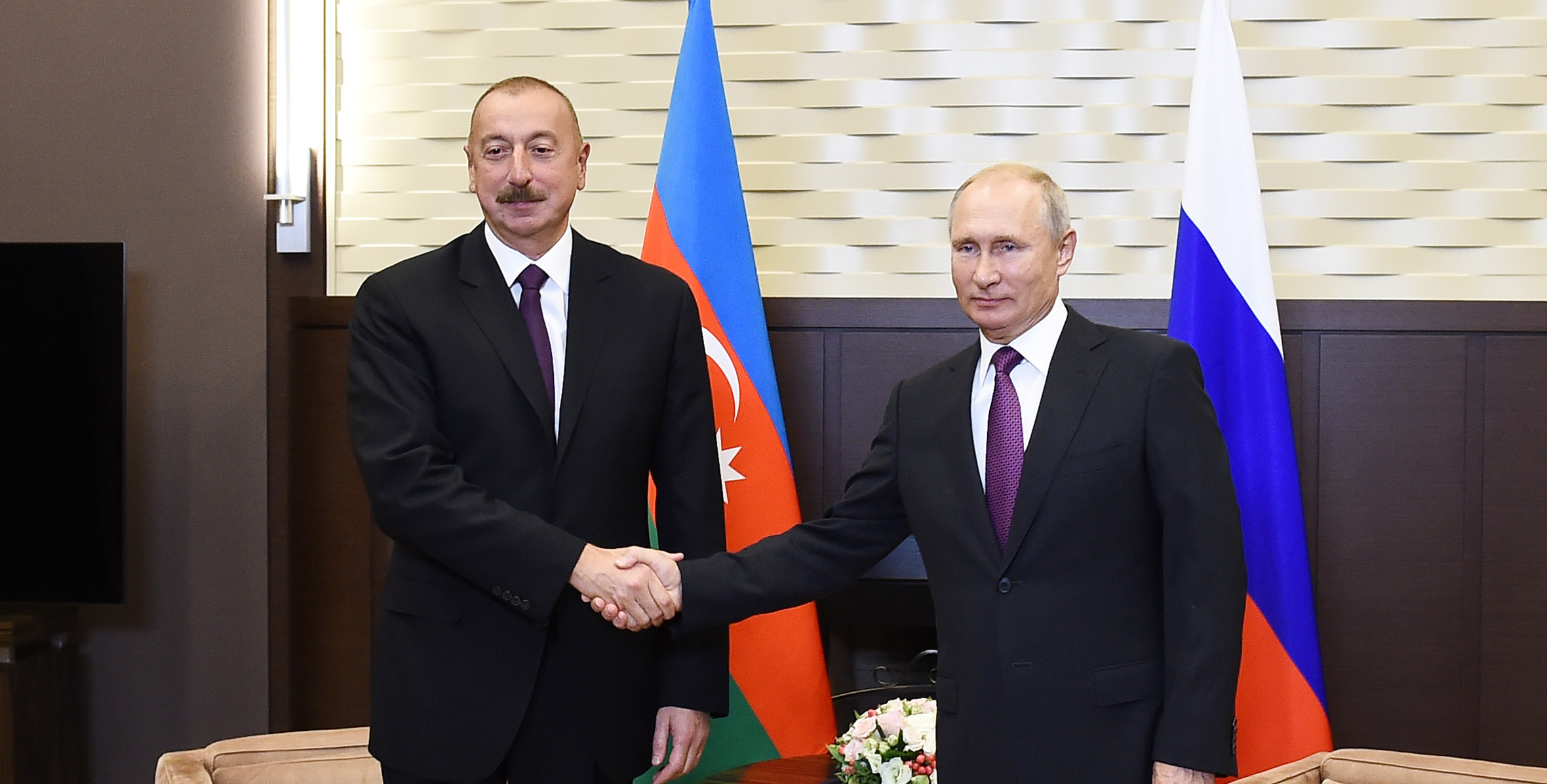 Russian president congratulates Azerbaijani leader