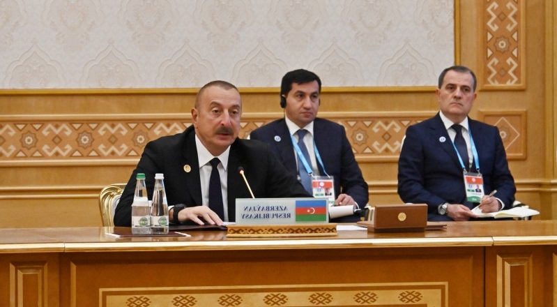 Cargo movement through Azerbaijan along East-West, North-South routes growing annually - President Ilham Aliyev