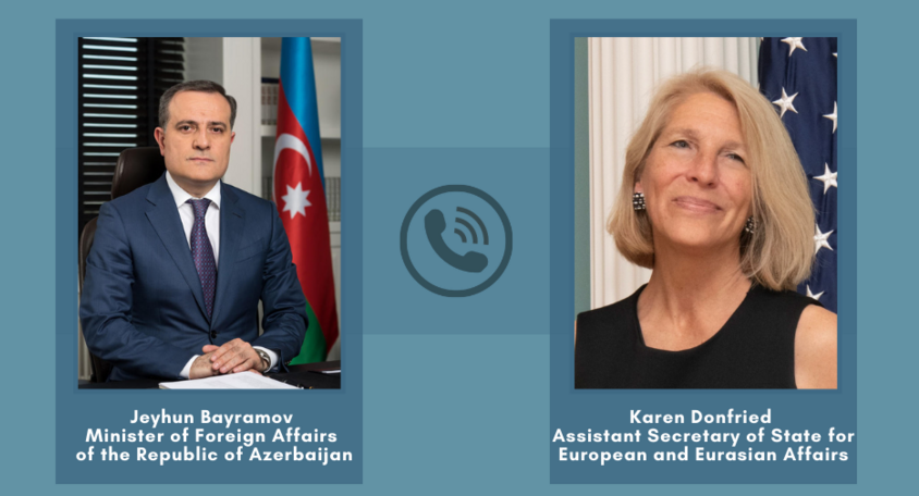 Azerbaijani FM and US Assistant Secretary of State hold phone talks