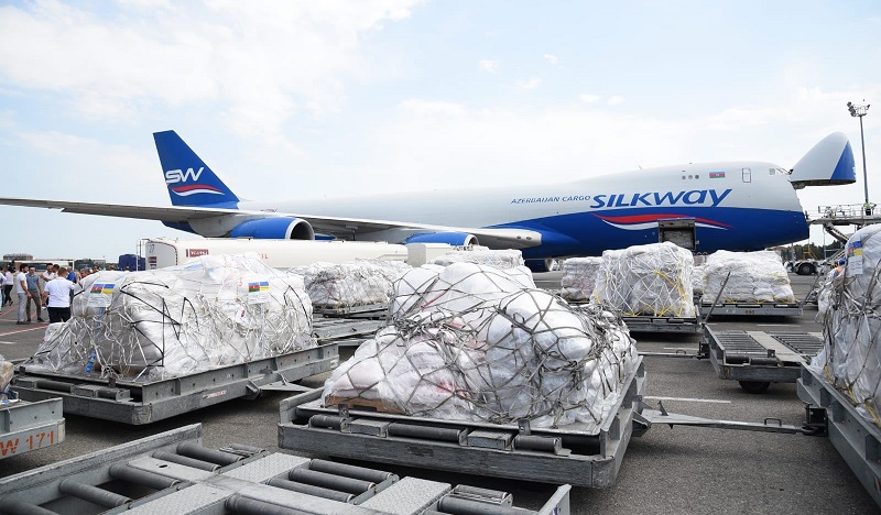 Azerbaijan’s Baku, Ganja cities send another batch of humanitarian aid to Ukraine