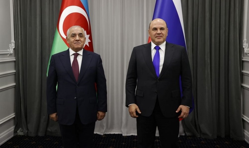 Azerbaijani, Russian PMs meet in Cholpon-Ata