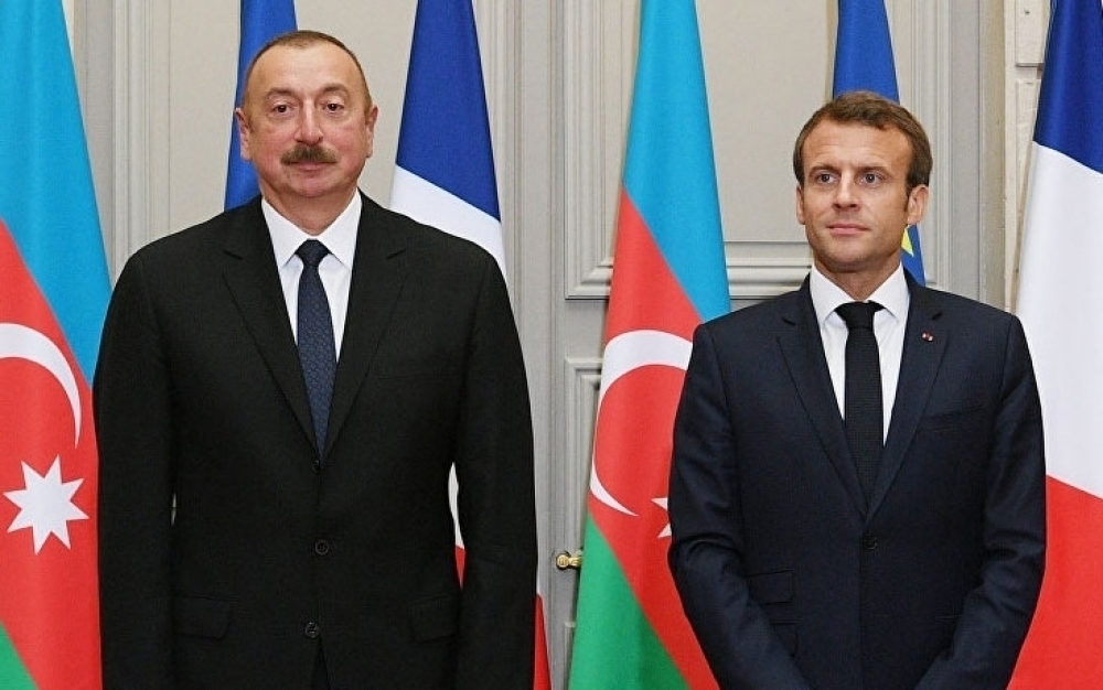 Azerbaijani, French presidents hold phone talks