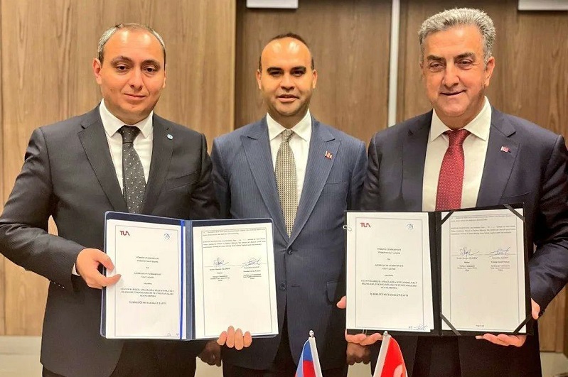 Azerbaijan, Türkiye ink memorandum on cooperation in space sector