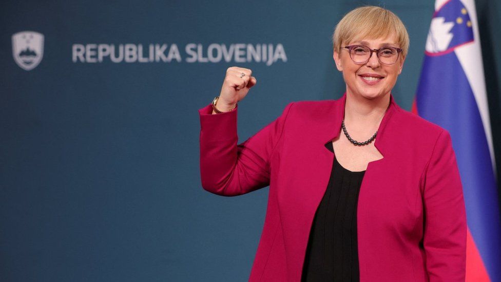 Slovenia elects first female president