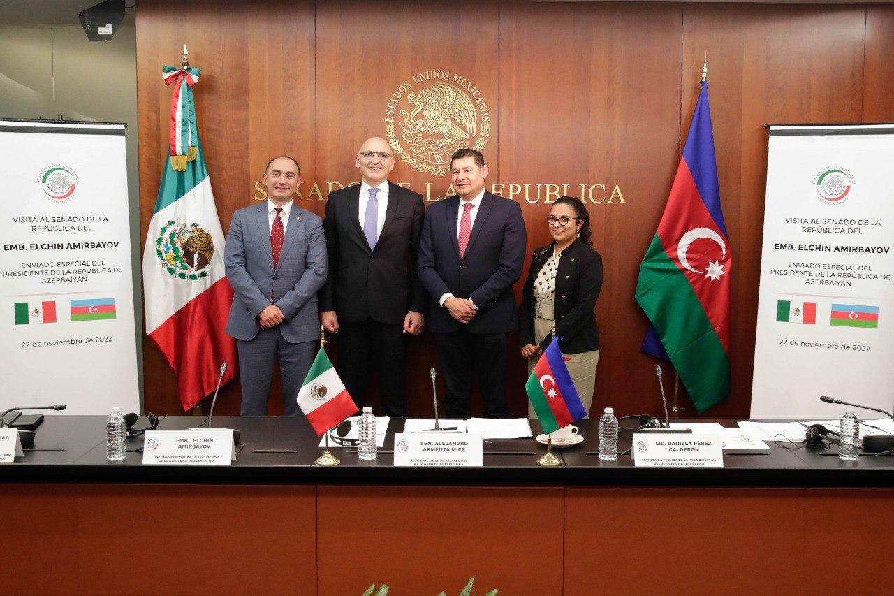 Assistant to Azerbaijan’s First Vice-President Elchin Amirbayov visits Mexico (PHOTO)