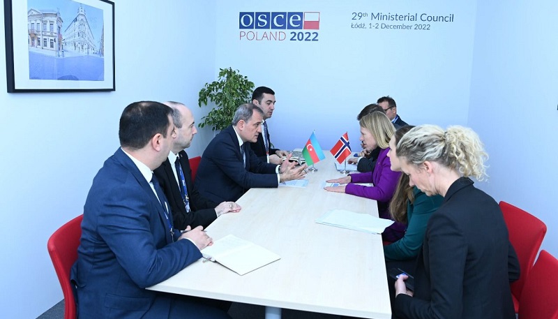 Azerbaijani, Norwegian foreign ministers meet in Lodz