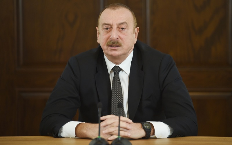 President: Two weeks after Heydar Aliyev had been removed from all positions, Armenian nationalists raised their heads