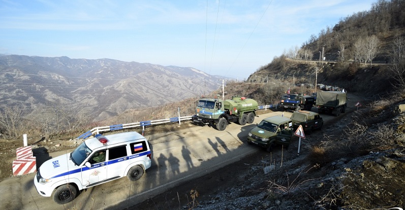 17 more supply vehicles of Russian peacekeepers pass unhindered through Lachin road
