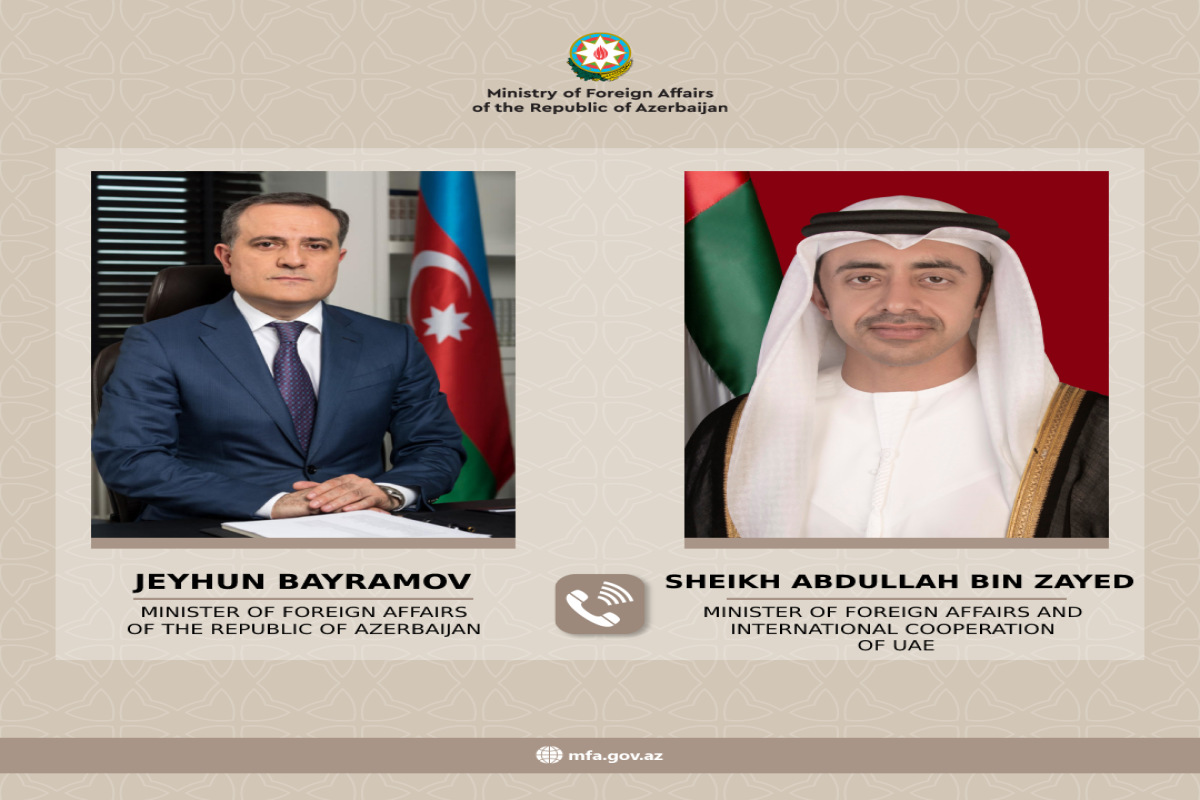 Azerbaijani FM had phone talk with Foreign Minister and Int’l cooperation minister of UAE