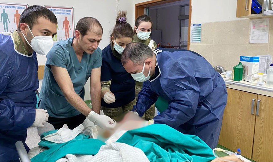 Azerbaijani military medics start working in quake-hit province of Türkiye