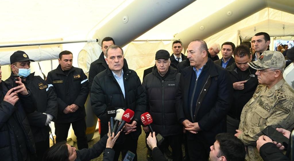 FM Jeyhun Bayramov visits Azerbaijan’s mobile field hospital in Turkish city of Kahramanmaras