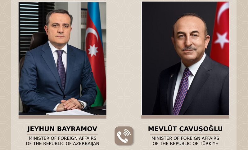 Azerbaijani, Turkish foreign ministers hold phone talks 