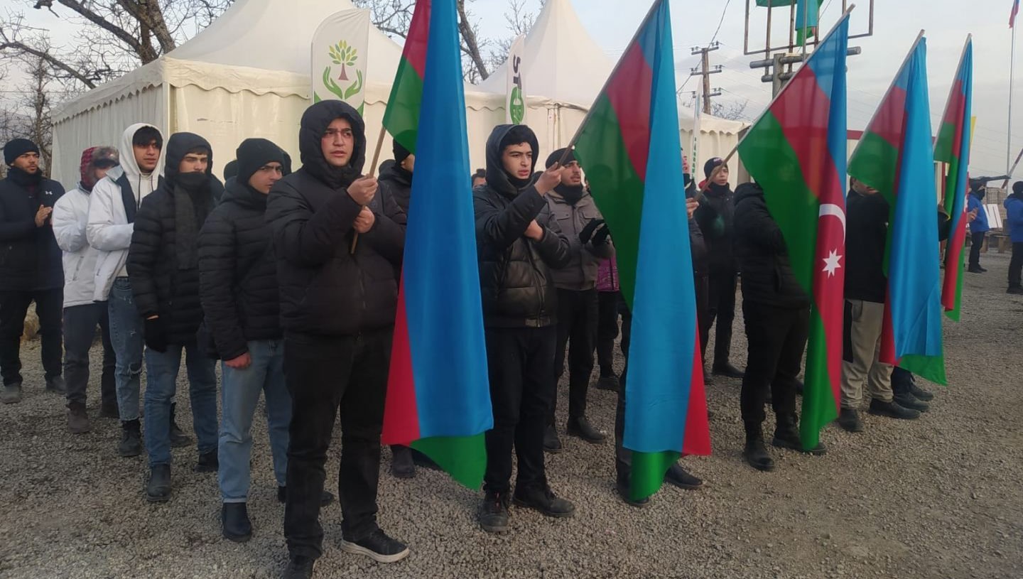 Peaceful protests of Azerbaijani eco-activists on Lachin–Khankandi road enter 81st day