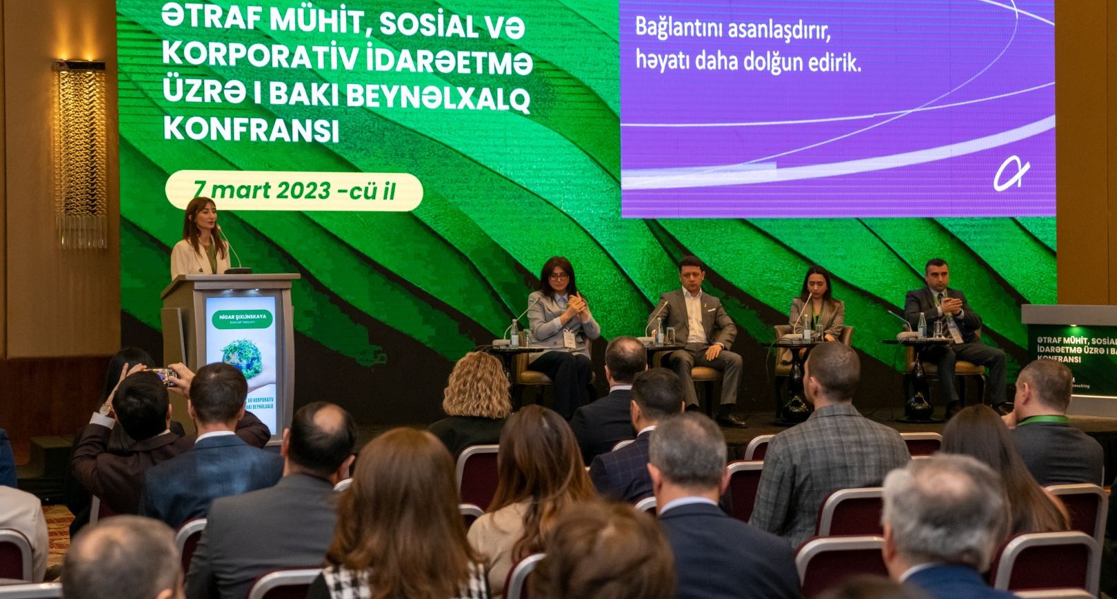 (Ad) Azercell sponsored the "I Baku Corporate Social Responsibility and Sustainable Development Conference" (VIDEO)