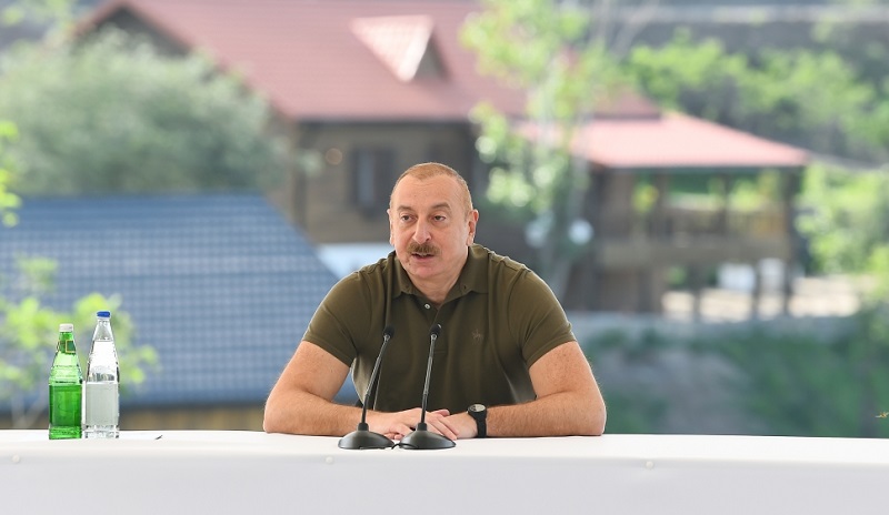 Azerbaijani President: Karabakh region where Armenians live today is our ancestral and legitimate land