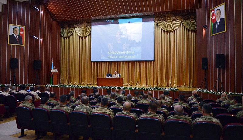 Training-methodical sessions in Azerbaijan Army end