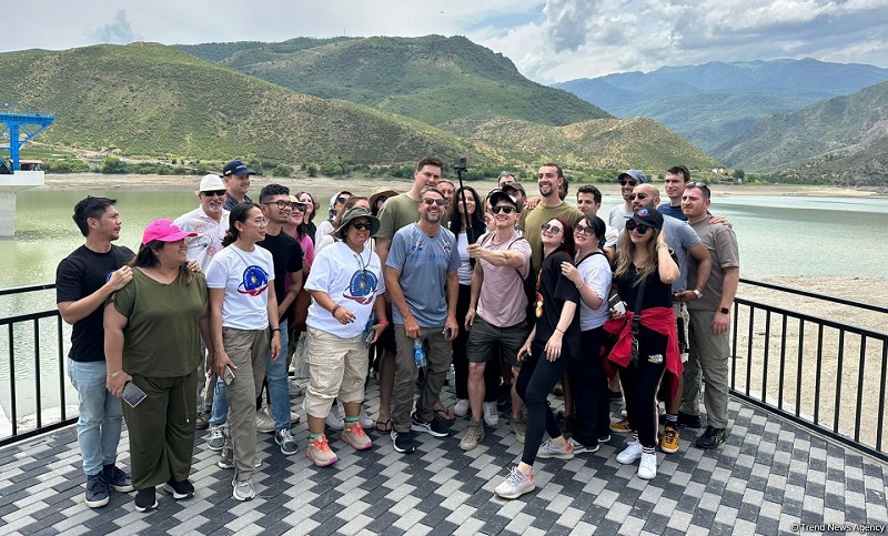 International travelers visit Azerbaijan’s liberated Sugovushan settlement
